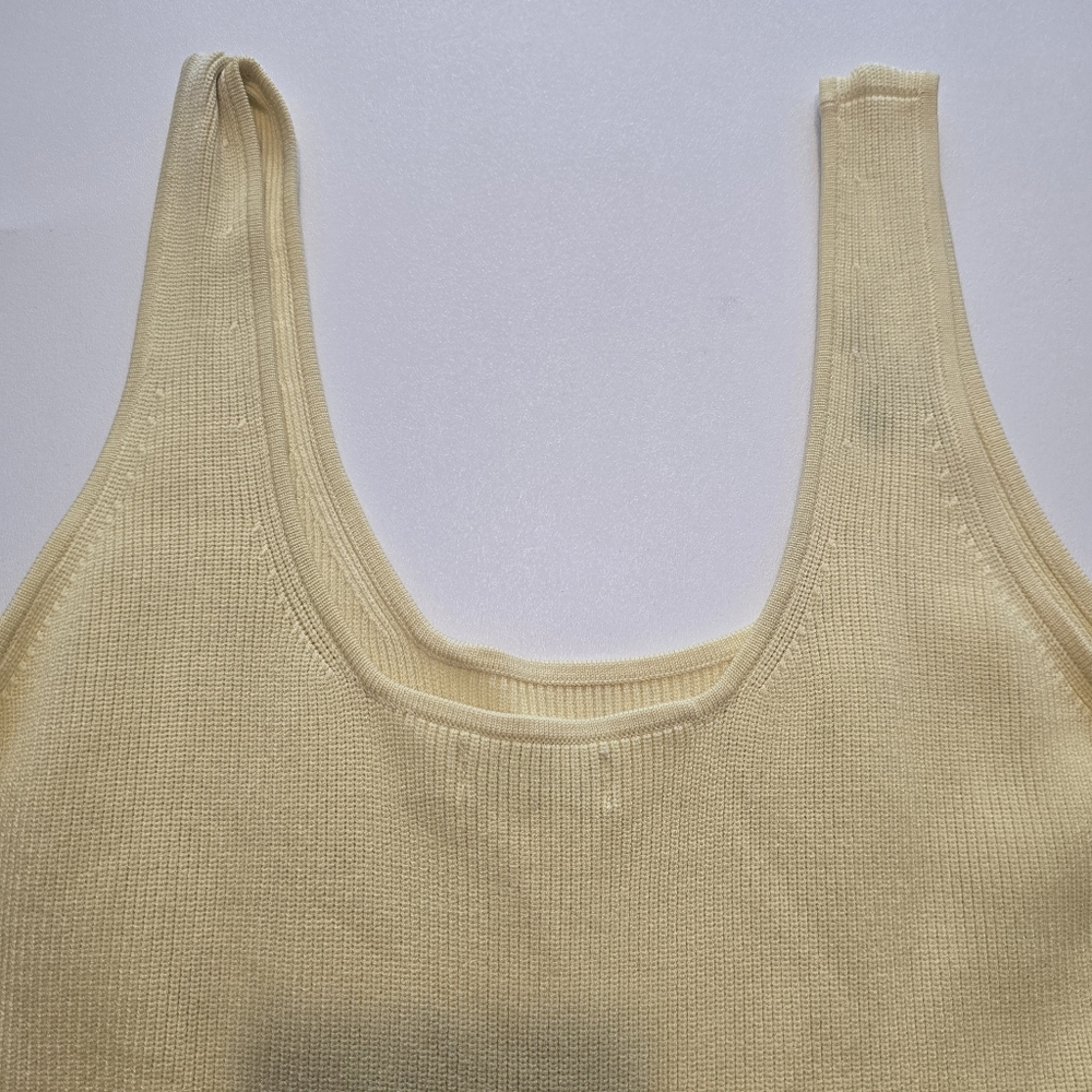 SIMKHAI Silas Knit Midi Casual Dress Scoop neck Sleeveless Pull on Size L - Picture 11 of 14